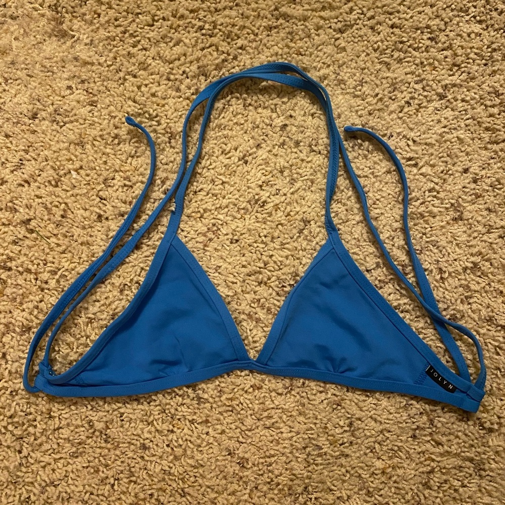Blue Jolyn Bikini Top XS